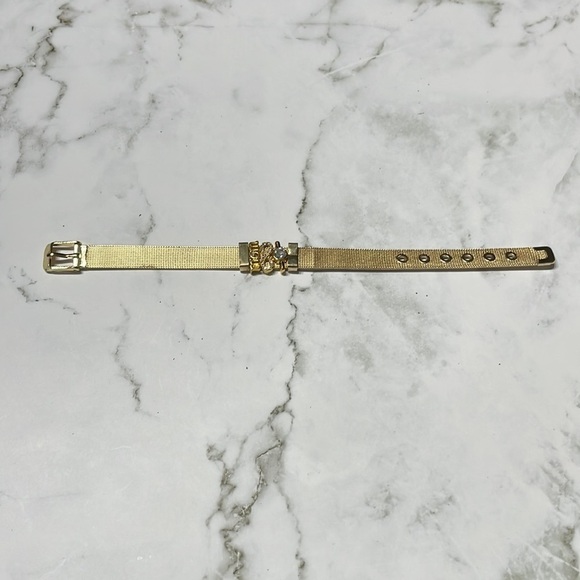 Mom Gold Mesh Adjustable Bracelet - Picture 7 of 8